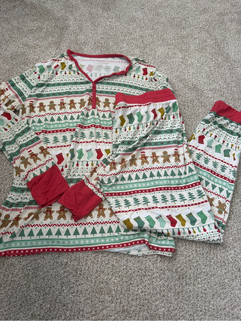 Little Sleepies Women's Pajama Set Fair Isle